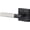 Flat Black / Satin Nickel, variant on Sure-Loc AP100-SQ SB GRIP-SKN 26 Aspra Square Non-Turning One-Sided Dummy Door Lever -