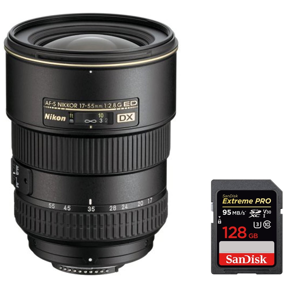 Nikon 2147 17 55mm F 2 8g Ed Ifaf S Dx Zoom Lens With Sandisk Extreme Pro Sdxc 128gb Uhs 1 Memory Card Walmart Com Walmart Com Nikon 2147 17 55mm F 2 8g Ed Ifaf S Dx Zoom Lens With Sandisk Extreme Pro Sdxc 128gb Uhs 1 Memory Card Walmart Com Walmart Com