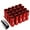 Red, variant on J2 Engineering LN-T7-009-15-BK J2 Engineering 7075 -T6 Forged Aluminum M12X1.5 20Pcs 60mm Height Open -End Lug Nut Sets w / Socket Adapter (Black)