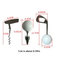 thumbnail image 4 of Juego de 3 uds de abridor de vino Wosthever botella en forma de Golf sacacorchos zinc, 4 of 6