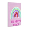 thumbnail image 2 of Stupell Industries Eclectic Happy Place Dotted Rainbow Canvas Art, 16 x 24, by Pooja Dave, 2 of 8
