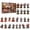 C, variant on QLUEWX Dachshund Christmas Advent Calendar 2026, 24Pcs Double-Sided Flat Acrylic Sausage Dog Ornaments Countdown Blind Box for Xmas Tree Home Decor Holiday Gift