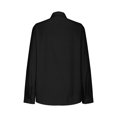 thumbnail image 4 of ZyeKqe Button down Shirts for Women Drop Shoulder Blouse Long Sleeve Oversized Shirt Work Office Solid Color Tops, 4 of 6