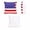 A, variant on Soft Patriotic Throw Pillow with Usa Flag Elements, Comfy Square Decorative Cushion, Simple Home Textile Ornament for Living Room Sofa and Independence Day Holiday Indoor Matching, C