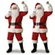 thumbnail image 2 of Disfraz de Papá Noel Deluxe, Disfraz de Papá Noel Disfraz de Papá Noel para adulto Disfraz de Papá Noel de 11 piezas Atmósfera de festival de terciopelo dorado, 2 of 4