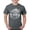 Charcoal, variant on Bison Portrait T-shirt American Buffalo Head Western Wildlife Nature Majestic Bull Symbol of Strength Men's Tee
