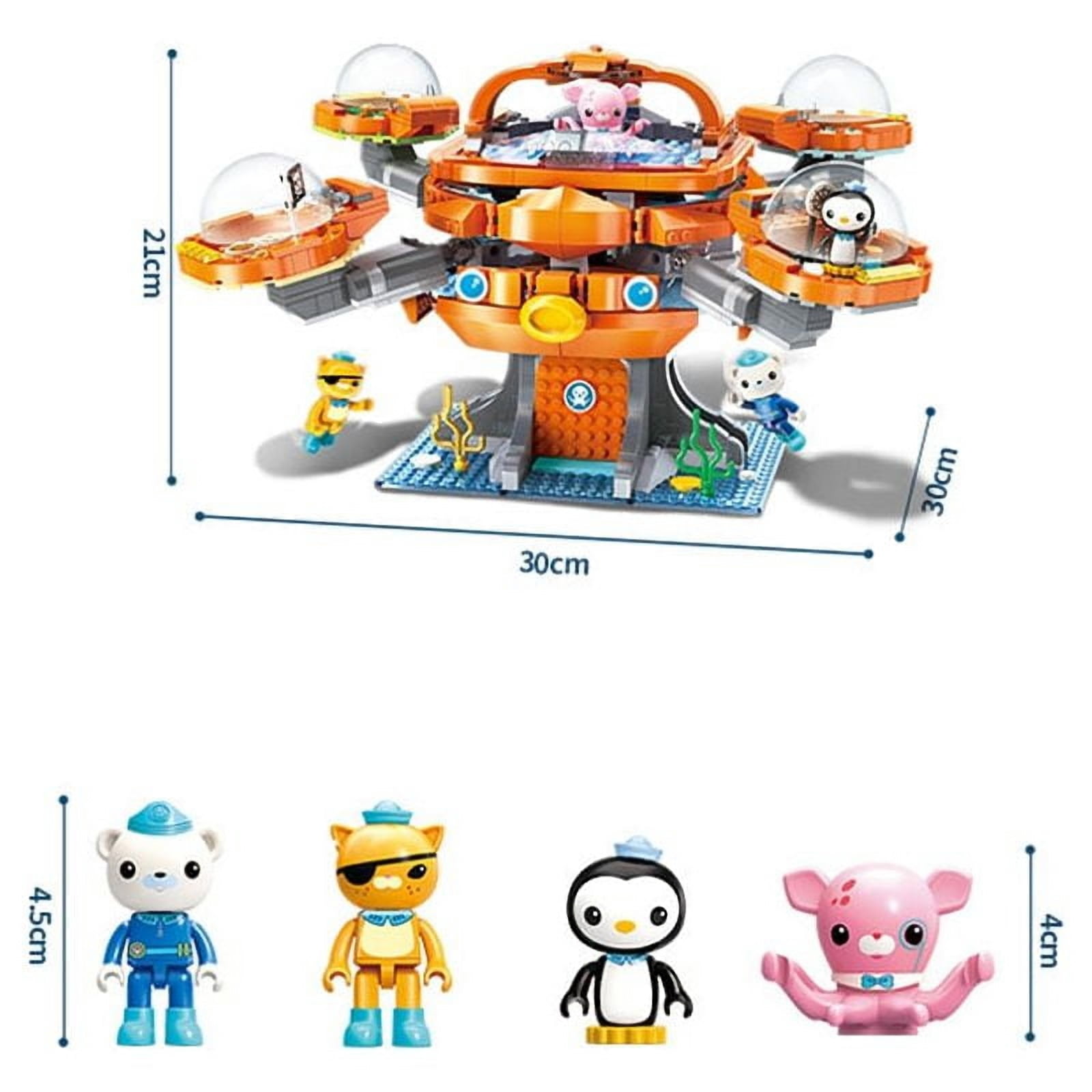 Octonauts 766pcs Building Block Set, Age 8+, Includes GUP-I