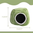 thumbnail image 3 of Cozy Gray Guinea Pig and Hamster Bed with Removable Pad, 3 of 5
