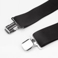 thumbnail image 3 of 50mm Wide Cross Braces For Men's Motorcycle Pants, Ultra-resistant, Adjustable And Elastic, Black, 3 of 5