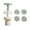 always have wealth, variant on 3D Snake Money Dessert Molds New Year Festival Dessert Maker Cookie Stamp Hand Pressure Dessert Baking Tool