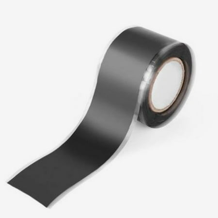 HINTRMENT Black Insulating Silicone Tape for Plumbing and Electrical Repairs Weatherproof Durable