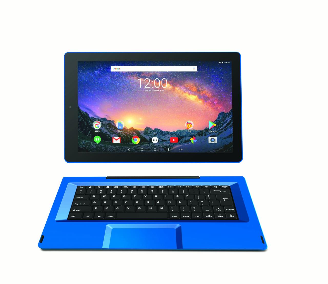 RCA Galileo Pro 11.5" 32GB 2-in-1 Tablet with Keyboard Case Android OS, Blue (Google Classroom Ready) - image 3 of 5