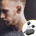 thumbnail image 2 of Wireless Earbuds Bluetooth Headphones 80hrs Playback Ear Buds Power Display with Noise Canceling Mic Headsets for Sports/Workout/Running(Black), 2 of 5