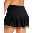 thumbnail image 3 of Qmyliery Women's Shorts, Sport Mid Waist Pleated Dress Tennis Golf Skirt Back Waist Pocket Zipper Clothes for Female, 3 of 9