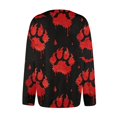 thumbnail image 7 of Halloween Cardigan Sweaters for Women Cute Halloween Party Graphic Womens Sweaters Cardigan Open Knit Utton Down Cropped Long Sleeve Fall Trendy Plus Size Sweatshirt Tops Black S, 7 of 7