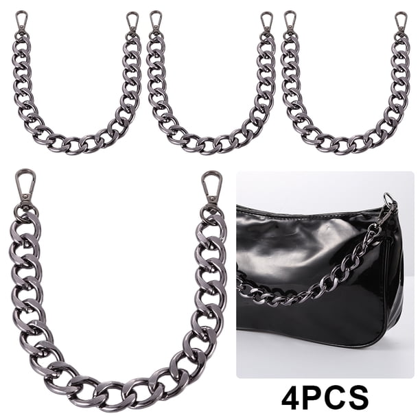 Bolso Cadena Gruesa Metal Punk 40cm Correa para El Hombro Asas DIY ()