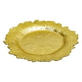 thumbnail image 6 of FETCOI 24 Pack Charger Plates 13" Plastic Reef Dishes Plate Chargers for Wedding Dinner (Gold), 6 of 9