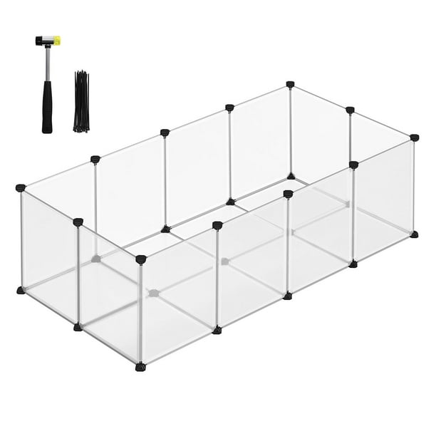 Corral para mascotas SONGMICS con piso 143 x 73 x 46 cm