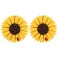 thumbnail image 1 of 2pcs girasol estilo clip de la cortina de la cortina de la correa de la hebilla de la cortina (amarillo), 1 of 5
