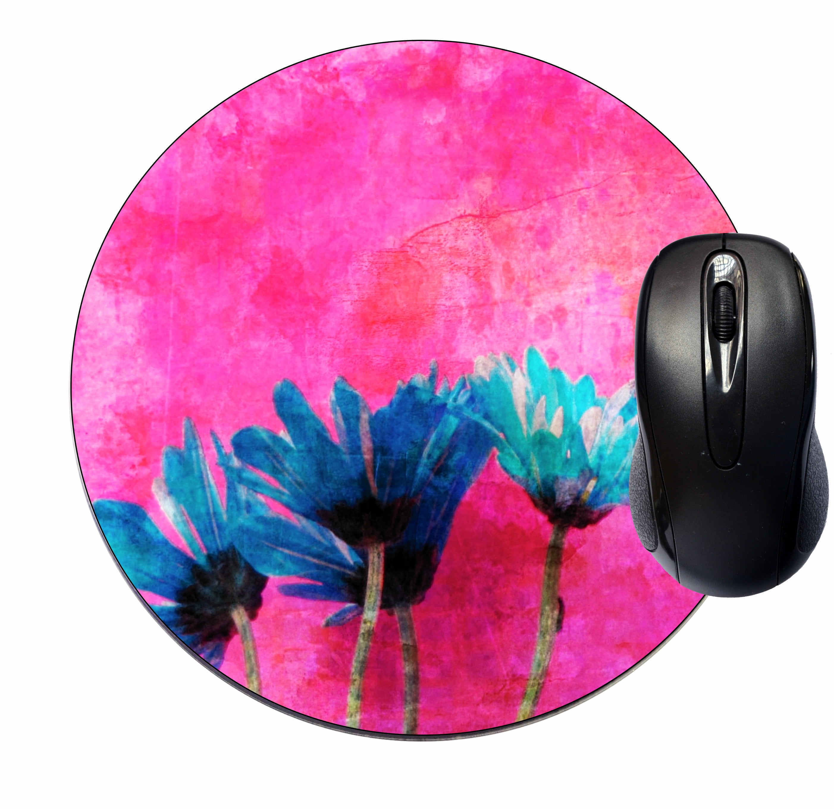 Mouse Mat Pad Mousepad Cute Desk Round Circle Mousemat Mousepad