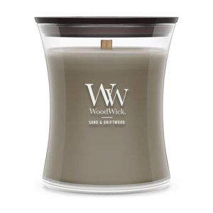 WoodWick Sand & Driftwood Medium Hourglass Candle