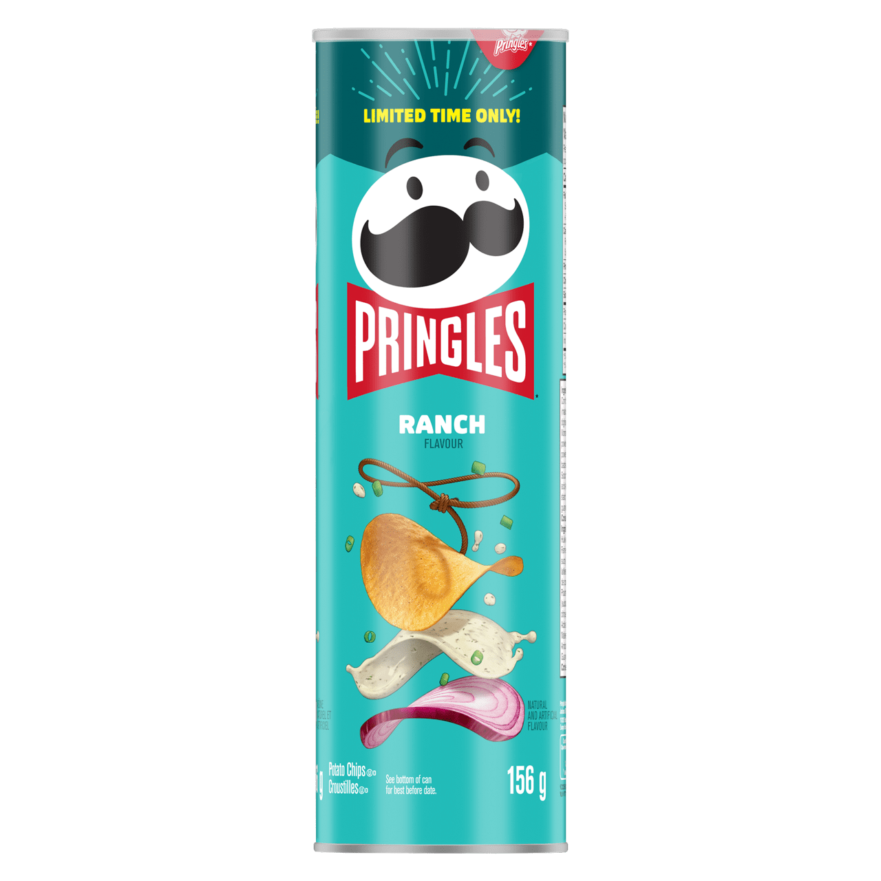 Pringles Potato Chips Ranch flavour 156 g