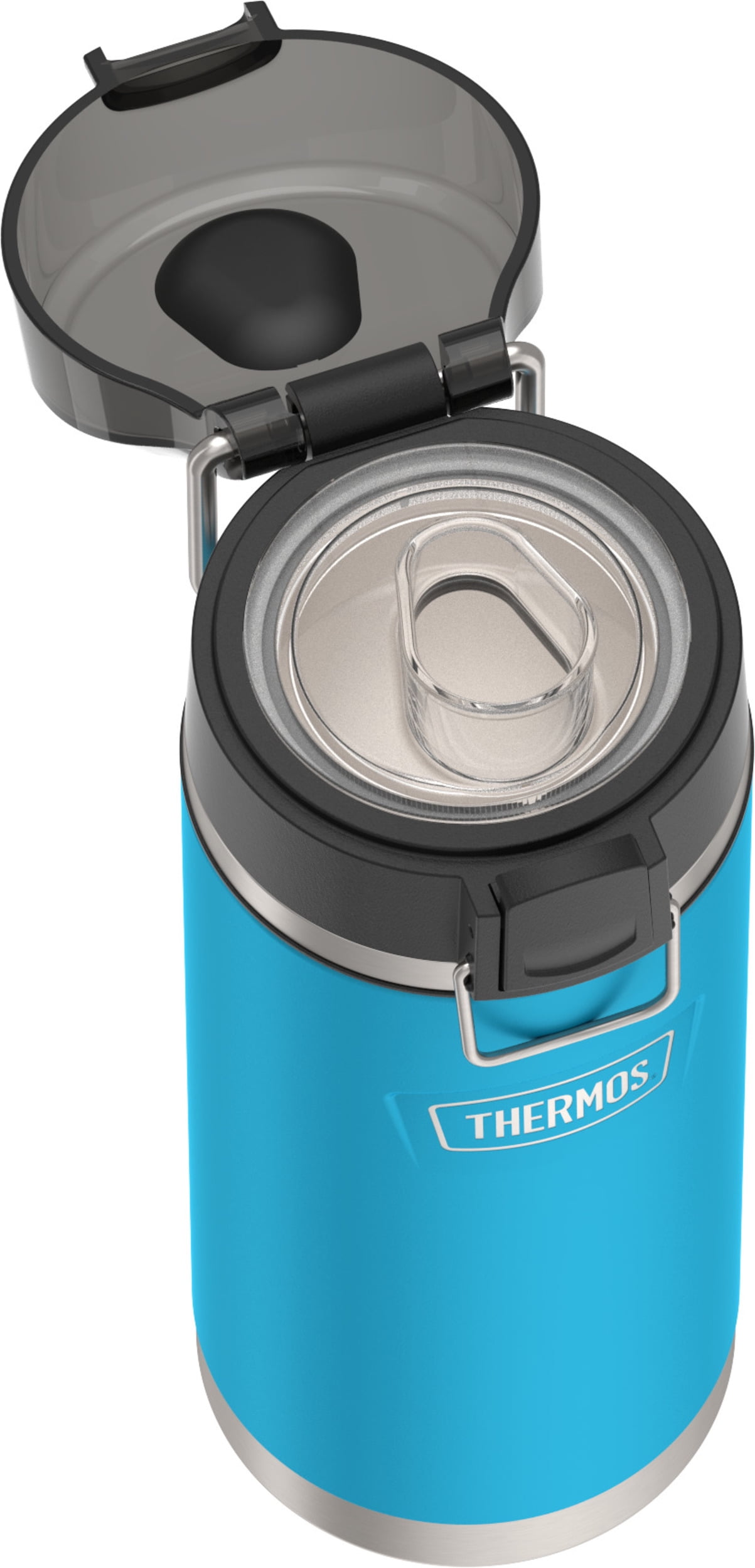Thermos ICON Series Kid's Stainless Steel Spout Water Bottle, Dark Teal, 18oz