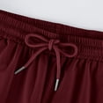 thumbnail image 7 of Mens Hiking Joggers Lightweight Stretch Quick Dry Outdoor Fishing Pants With Zipper Pockets Tapered Leg Wine M, 7 of 7