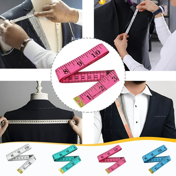 Viflosae Tape Measure Tape Measures 59x0.8 Inch Measuring Tape with Dressmaker PVC Soft Tape Mini Sewing Soft Tape Measuring Tape