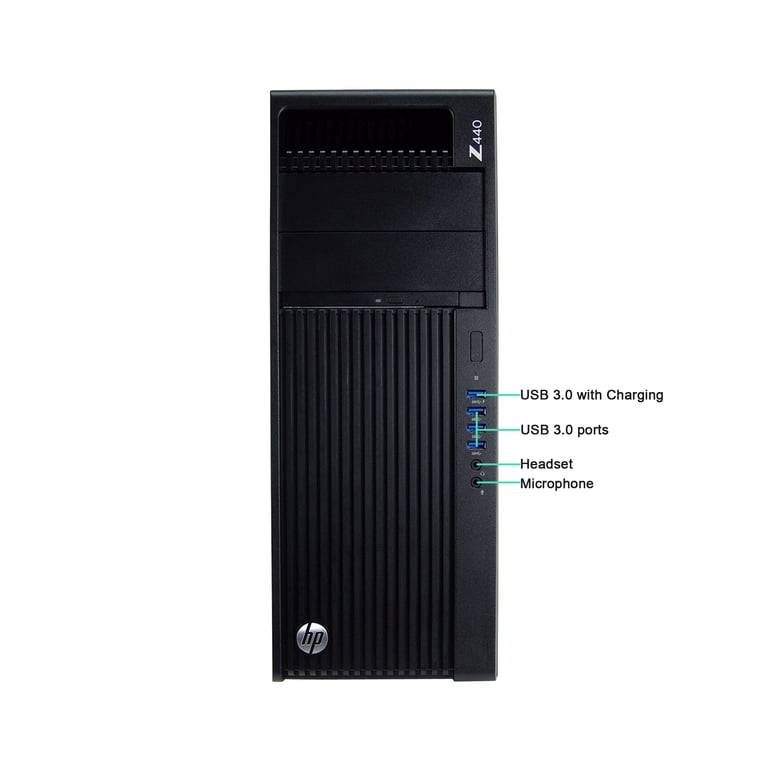 HP Z440 Minitower Desktop PC Intel Xeon E5-1620 v3 3.5GHz 32GB RAM