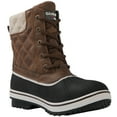 thumbnail image 3 of GLOBALWIN Women's Brown Fleece Lined Winter Snow Boots 6.5M, 3 of 7