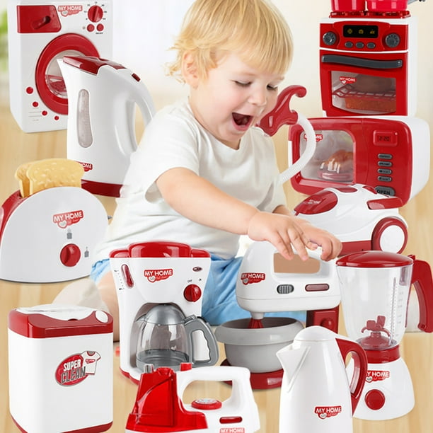 Shulemin Kids Educational Coffee Maker Bread Machine Mini Home