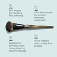 thumbnail image 3 of Brocha para colorete Rose and Ben Beauty C41 Professional Vegan, 3 of 7