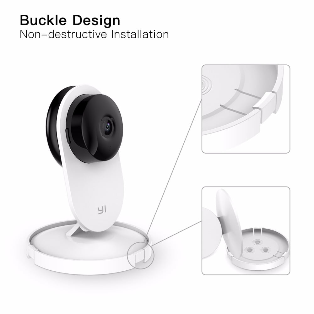 Yi Home Camera Mount 5 Pack Security Wall Customized Stand Bracket For YI 1080P//