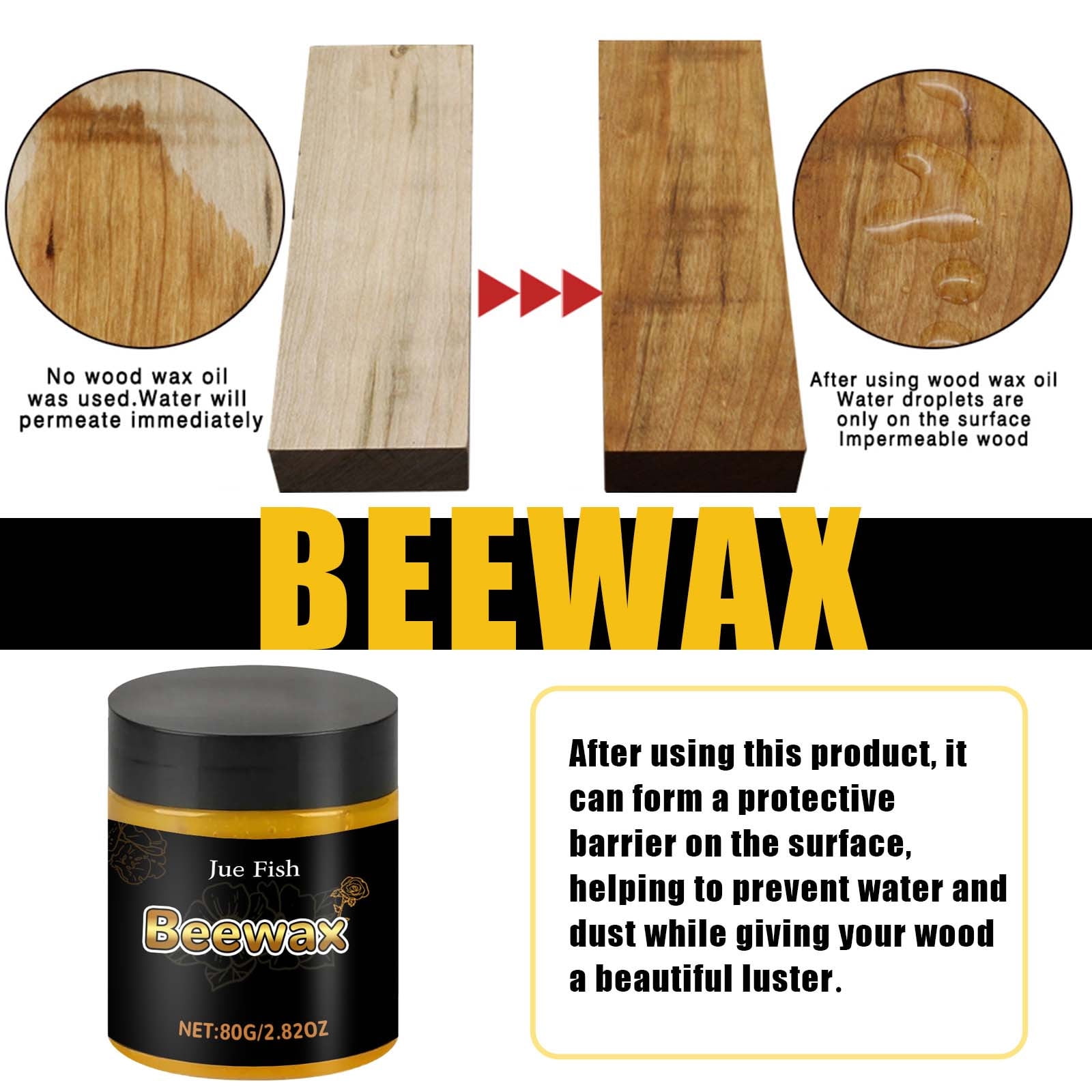 Cadorn Wood - Care Polishing Beeswax: Nourish and Shine Your Wooden Items