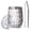White-3, variant on Christmas 12oz Stainless Steel Insulated Wine Tumbler with Lid and Straw – Double Wall Vacuum Mug for Hot & Cold Drinks, 304 Steel Interior, Sweat-Free Design