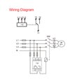 thumbnail image 1 of 3, Phase Voltage Monitoring Relay, Phase Sequence Phase Failure  M265, 8 Adjustable Voltages for Equipment  and Control, Mountable on DIN Rail with LED Indicator, 1 of 7