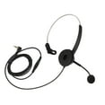 thumbnail image 3 of Loewten Casque Simple Oreille, H3603.5VA Casque Simple Face Noir Réduction de Bruit Réglage du Volume Casque Monaural Filaire pour Prise 3.5mm, Casque Monaural Filaire, 3 of 8
