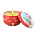 thumbnail image 1 of Clearance! Christmas Atmosphere Scented Candles Santa Tinplate Box Scented Soy Candles, 1 of 4