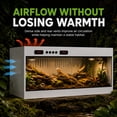 thumbnail image 4 of 39"x16"x16" Glass Reptile Enclosure, Ventilated Terrarium with Sliding Doors, Spacious Habitat for Multiple Reptile Species(Dual Temperature Control), 4 of 9