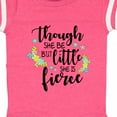 thumbnail image 4 of Inktastic Though She Be but Little She is Fierce Shakespeare Girls Baby Bodysuit, 4 of 5