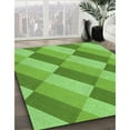 thumbnail image 2 of Ahgly Company Indoor Rectangle Patterned Emerald Green Area Rugs, 5' x 7', 2 of 6
