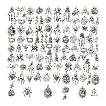 

100pcs Halloween DIY Earring Accessory Bracelet Necklace Pendant DIY Accessories