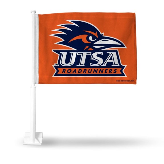 Texas San Antonio UTSA NCAA Roadrunners 14x19 Double Sided Window Mount Car Flag