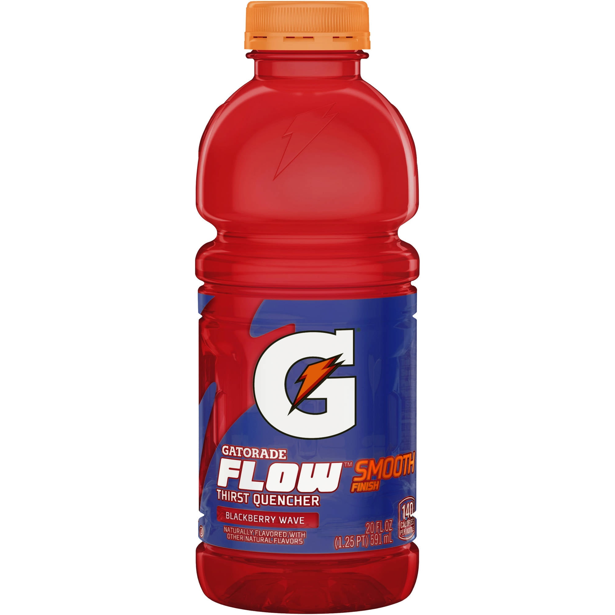 Gatorade Flow Smooth Thirst Quencher Blackberry Wave Sports Drink, 20