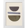 thumbnail image 1 of Artographie Studio 14x18 White Modern Wood Framed Museum Art Print Titled - Collage 02 Beige, 1 of 4