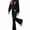 Black, variant on ITSAME Girls Outfit Set 2-Piece Fall Clothes Bow Print Long Sleeve Crewneck Pullover and Flared Pants Size 7