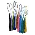 thumbnail image 4 of 10 Pieces 110mm que Feather Bookmarks with Loop & 12 Silky Tassel Pendant DIY Handmade Beading Book Markers School Office Reading Gift, 4 of 8