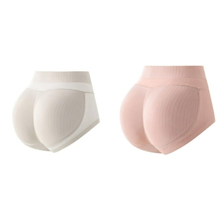 (2-Packs)Body Sculpting Artifact Plus Size Silk Long Underwear Women Lifting Pants Peach Womens Trunks Underwear Beautiful Pad Seamless Underwear