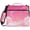 Clouds and Pink Heart Shape, variant on Zipper Binder with Shoulder Strap 2 inch 3 Ring Waterproof File Folder Organizer Bag 500 Sheet Heart with Galaxy Background